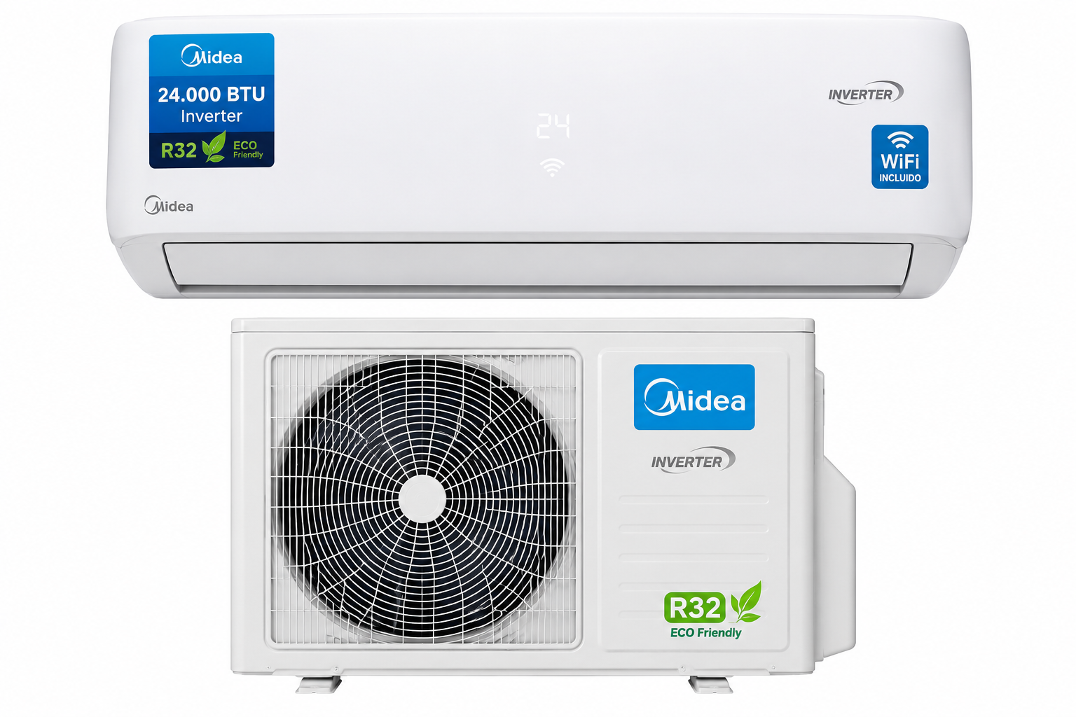 Midea Inverter 24.000 BTU R32