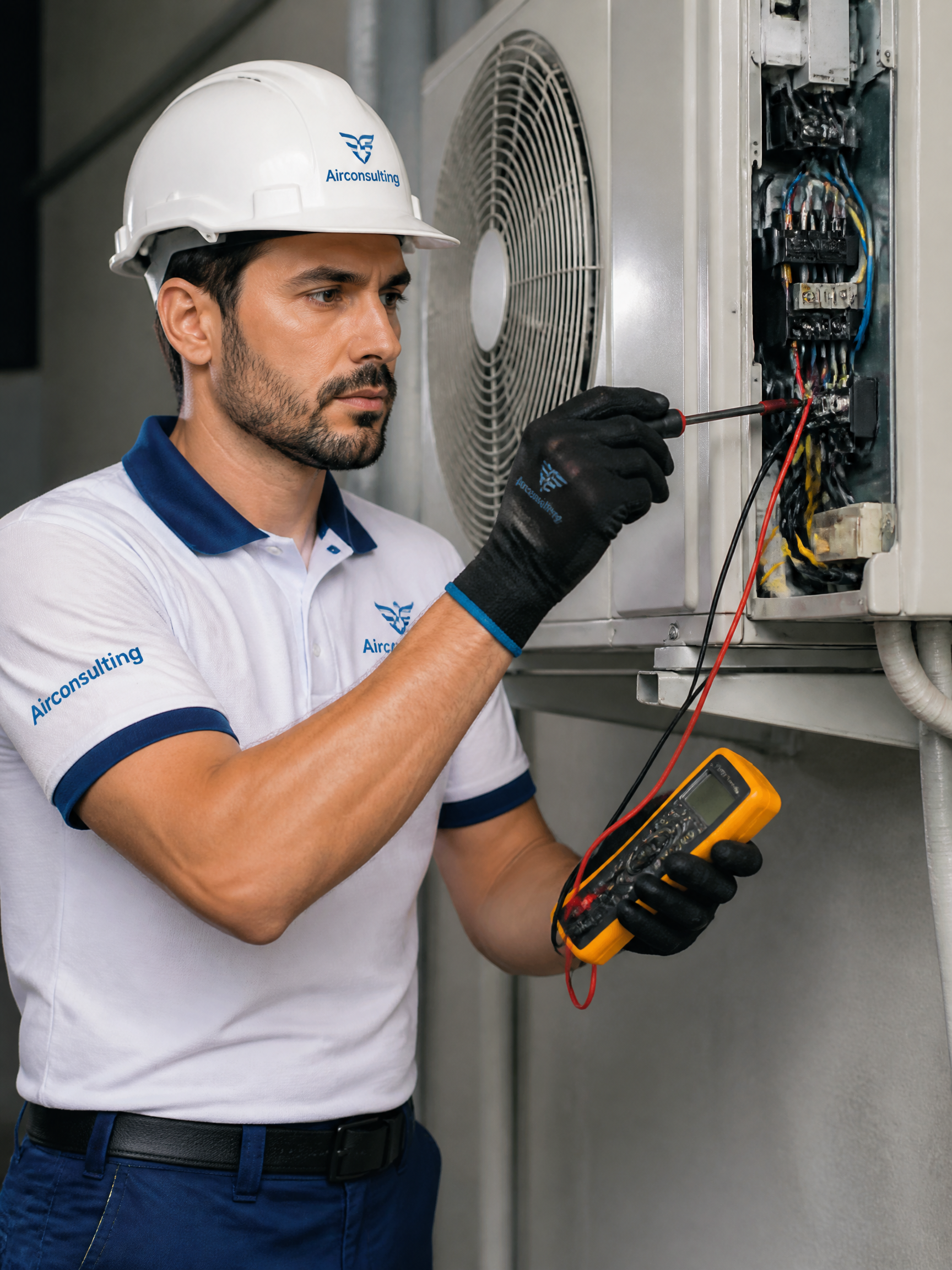 Técnico de Air Consulting en trabajo de campo